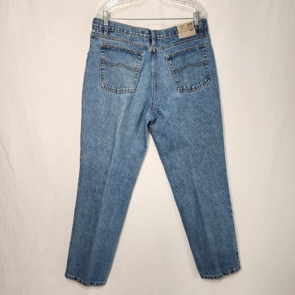 BUGLE BOY 750 Vintage Unisex Baggy Tapered Easy Fit Size 38W 32 IN Exc. Condit. - Picture 2 of 16